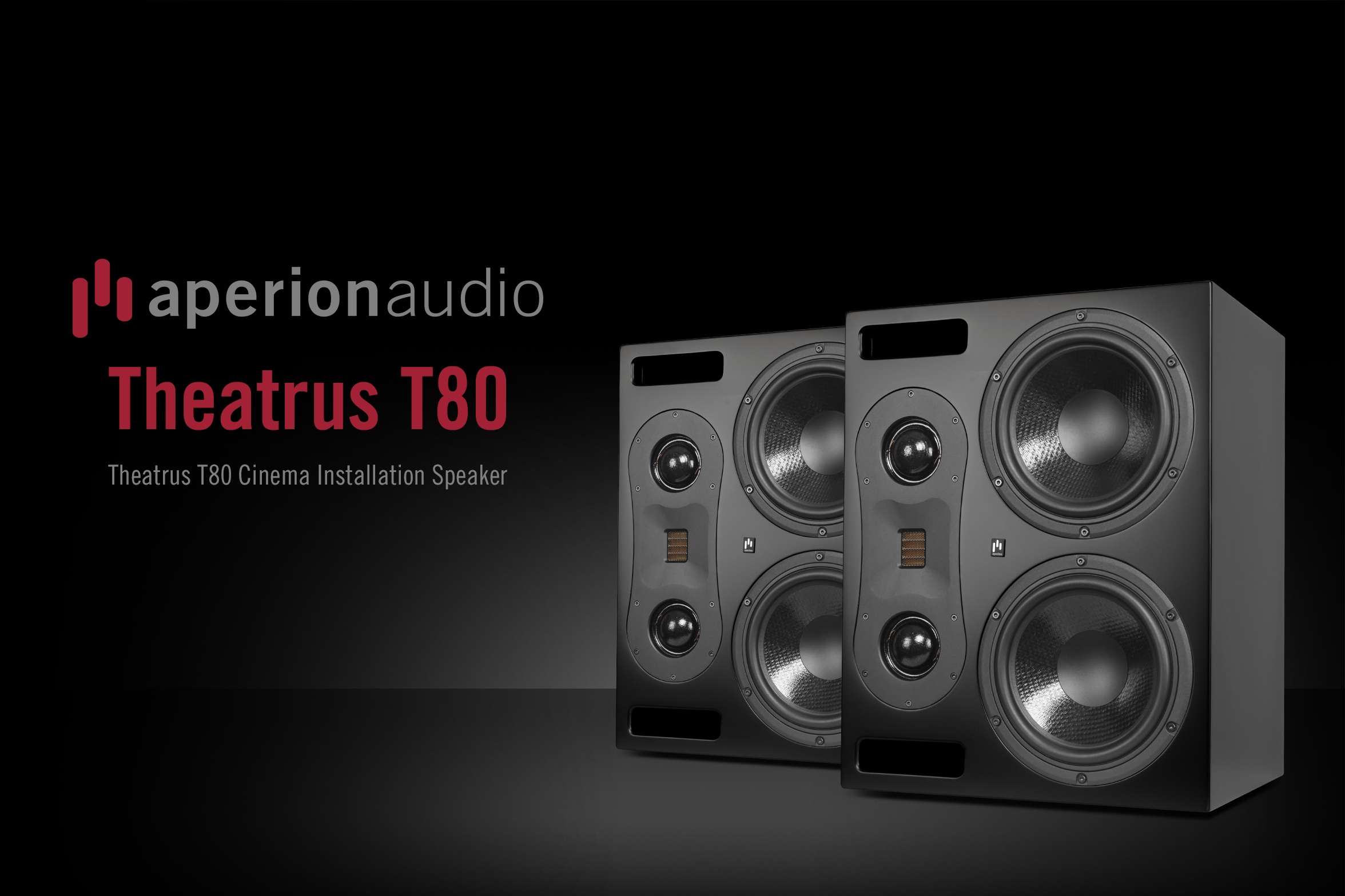 Aperion Theatrus T80 Dual 8" Cinema Studio Monitor Speaker