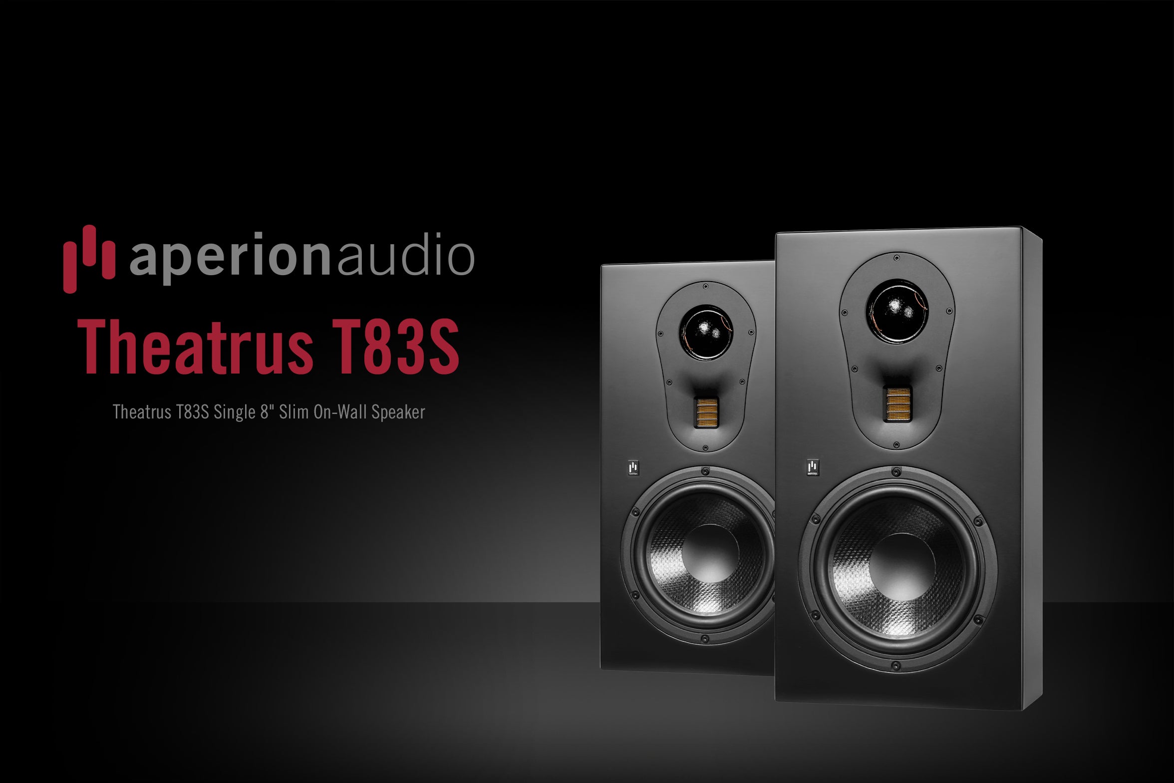 Aperion Audio Theatrus T83S Single 8" Slim On-Wall Speaker