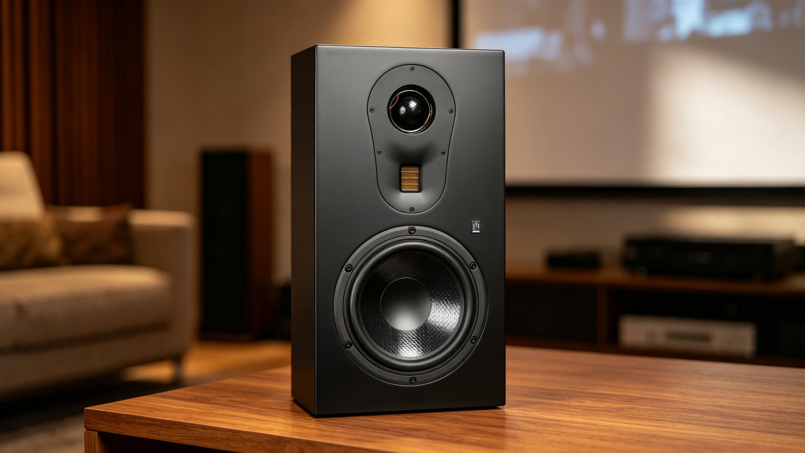 Aperion Audio Theatrus T83S Single 8" 3-Way Slim On-Wall Speaker