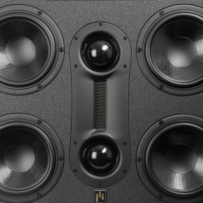 Aperion Audio Theatrus T87 Quad 8" Flagship Monitor Speaker Three Way Design