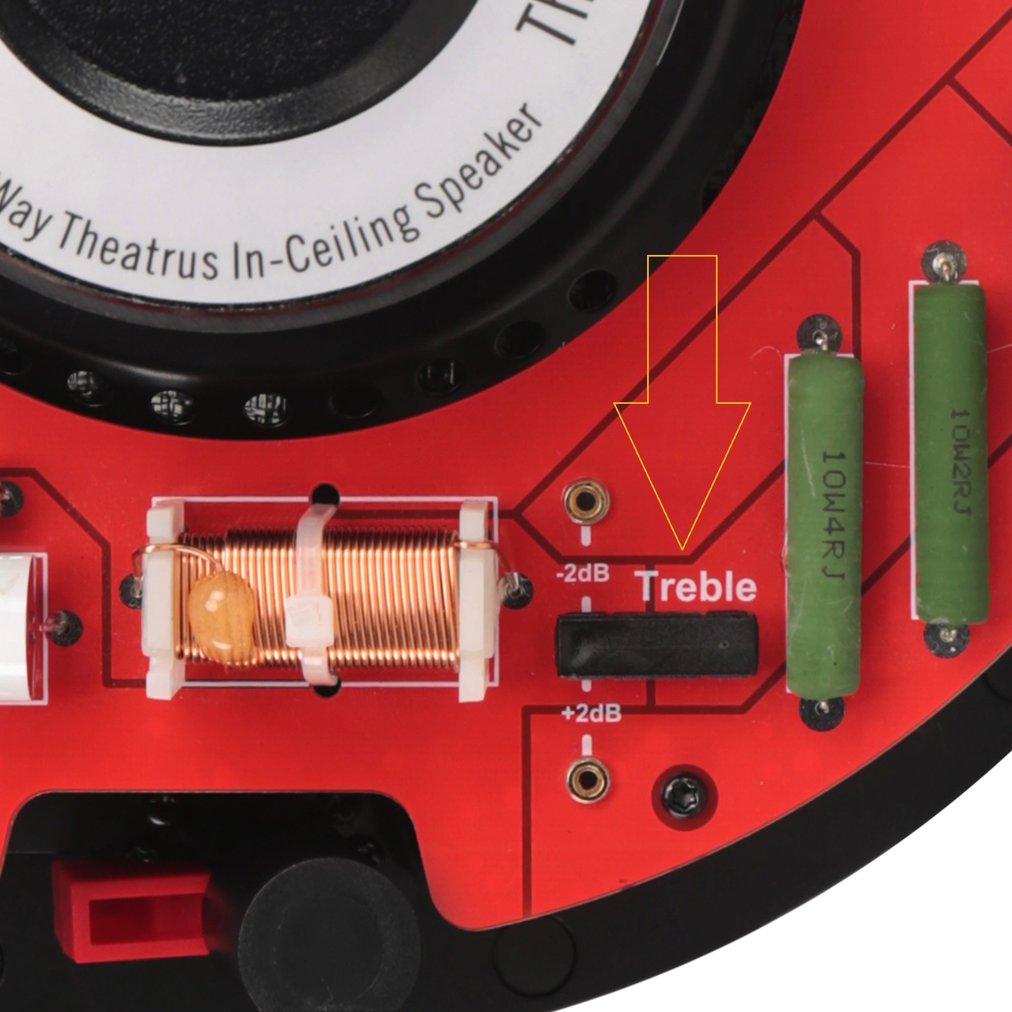 Aperion Audio Theatrus T8C 8" Aluminum Frame In-Ceiling Speaker Treble Switch