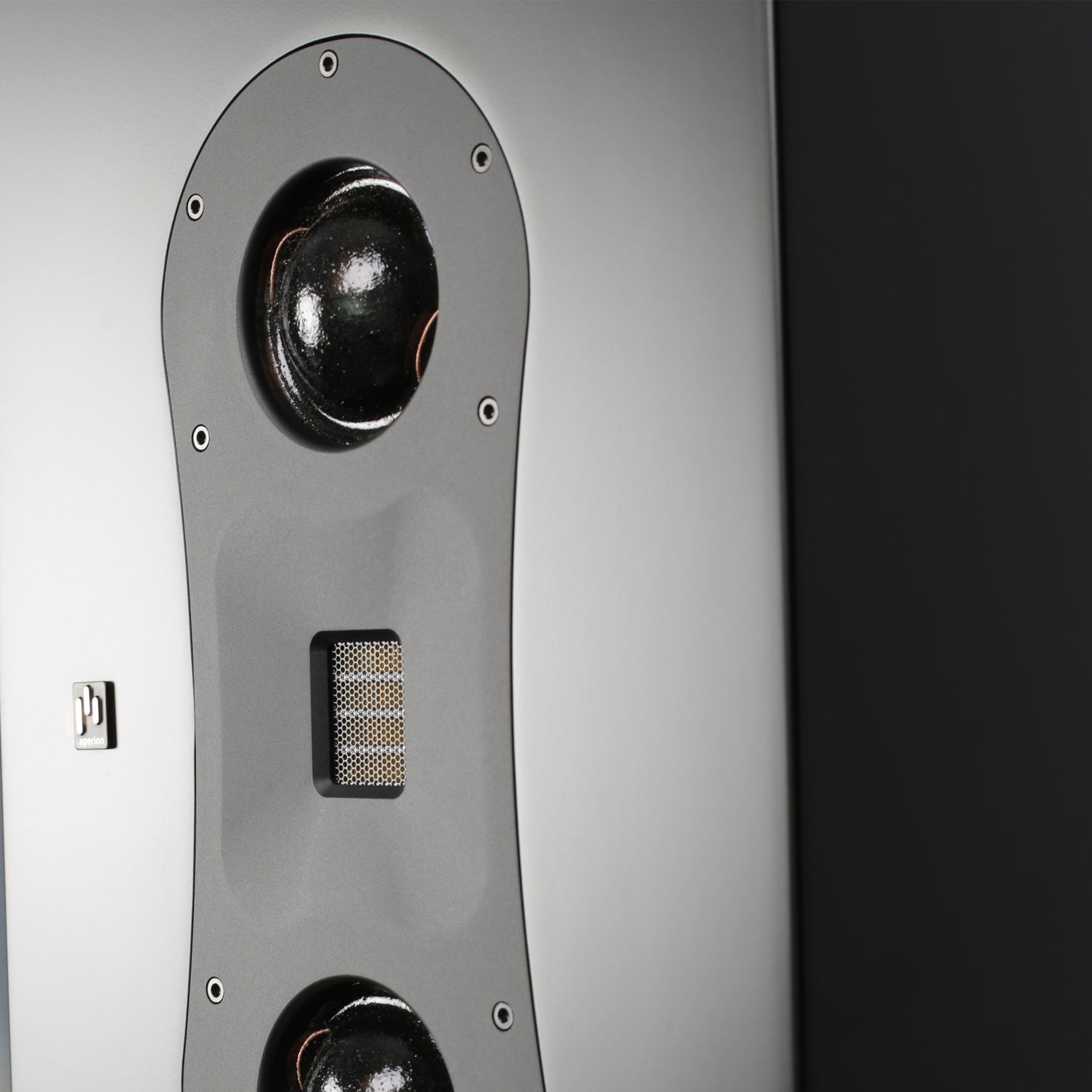 Aperion Theatrus Slim Stack On-Wall LCR Speaker Soft-Dome Midrange Drivers