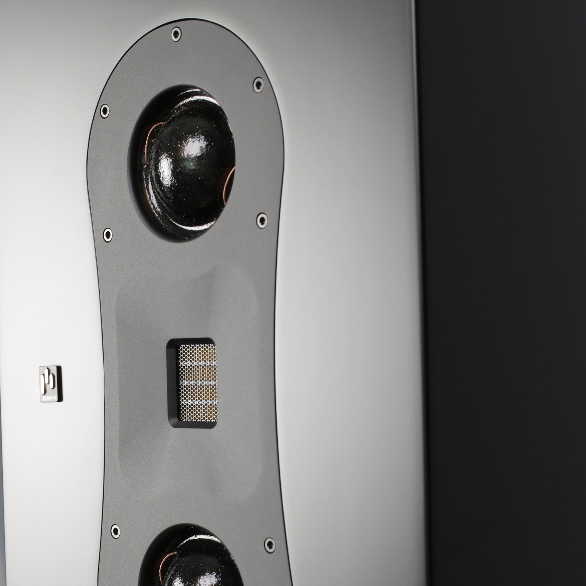 Aperion Theatrus Slim Stack On-Wall LCR Speaker Soft-Dome Midrange Drivers