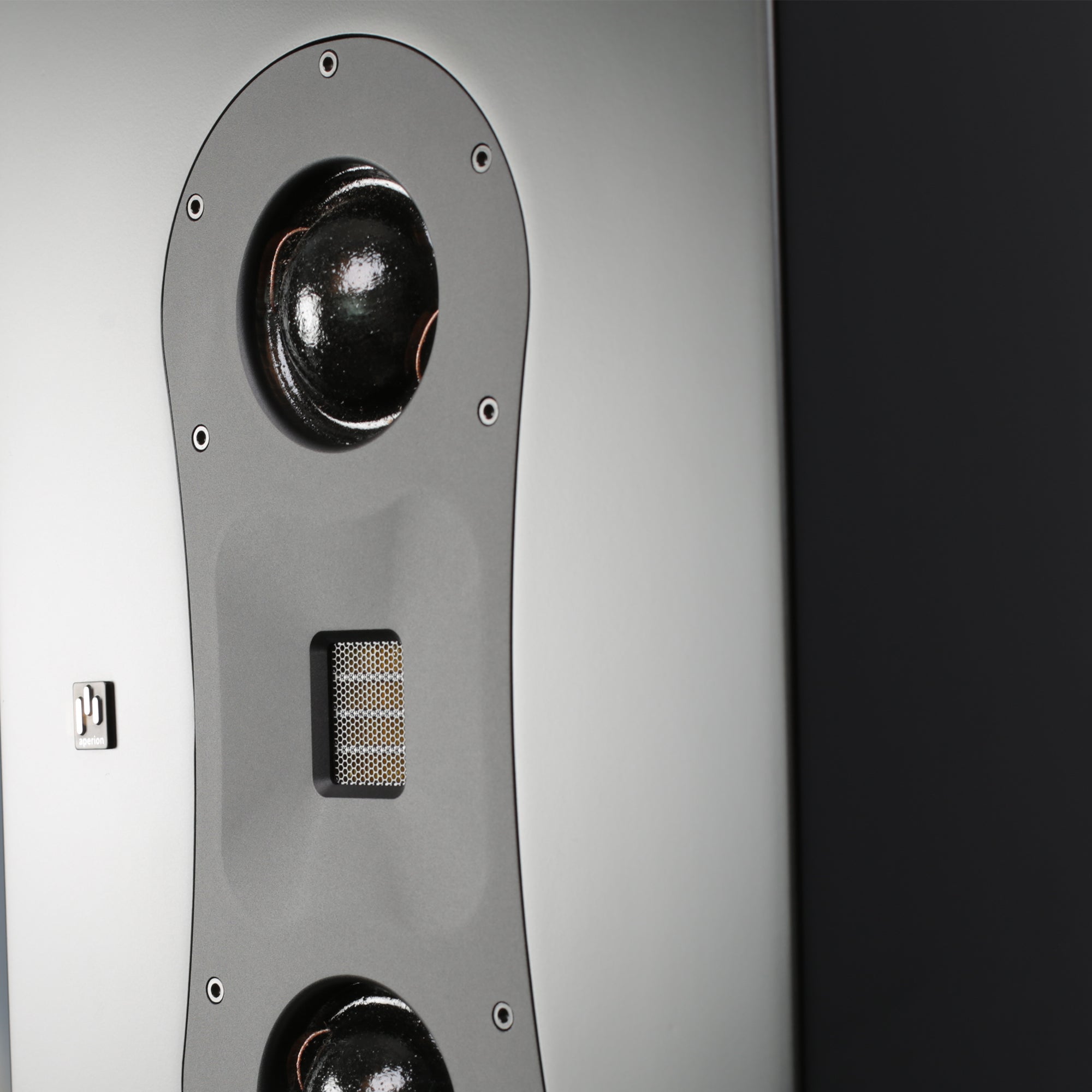 Aperion Theatrus Slim Stack On-Wall LCR Speaker Soft-Dome Midrange Drivers
