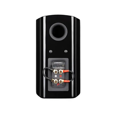 Aperion V5B Bookshelf Speaker Gloss Black Back Side