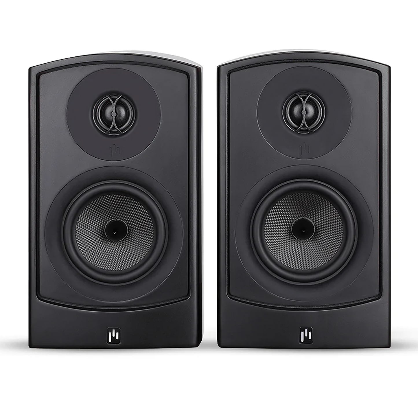 Aperion V5B Bookshelf Speaker Gloss Black Front Pair