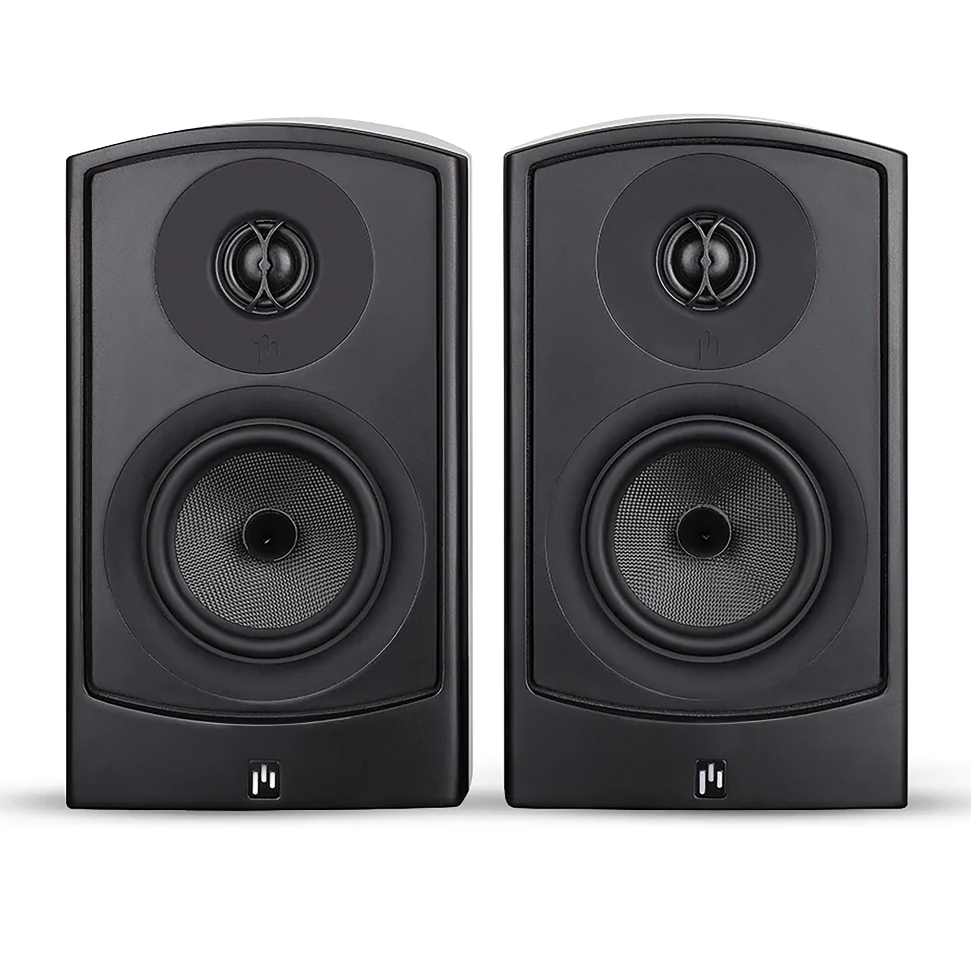 Aperion V5B Bookshelf Speaker Gloss Black Front Pair