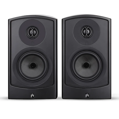 Aperion V5B Bookshelf Speaker Gloss Black Front Pair