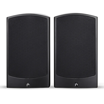Aperion V5B Bookshelf Speaker Gloss Black Grille On