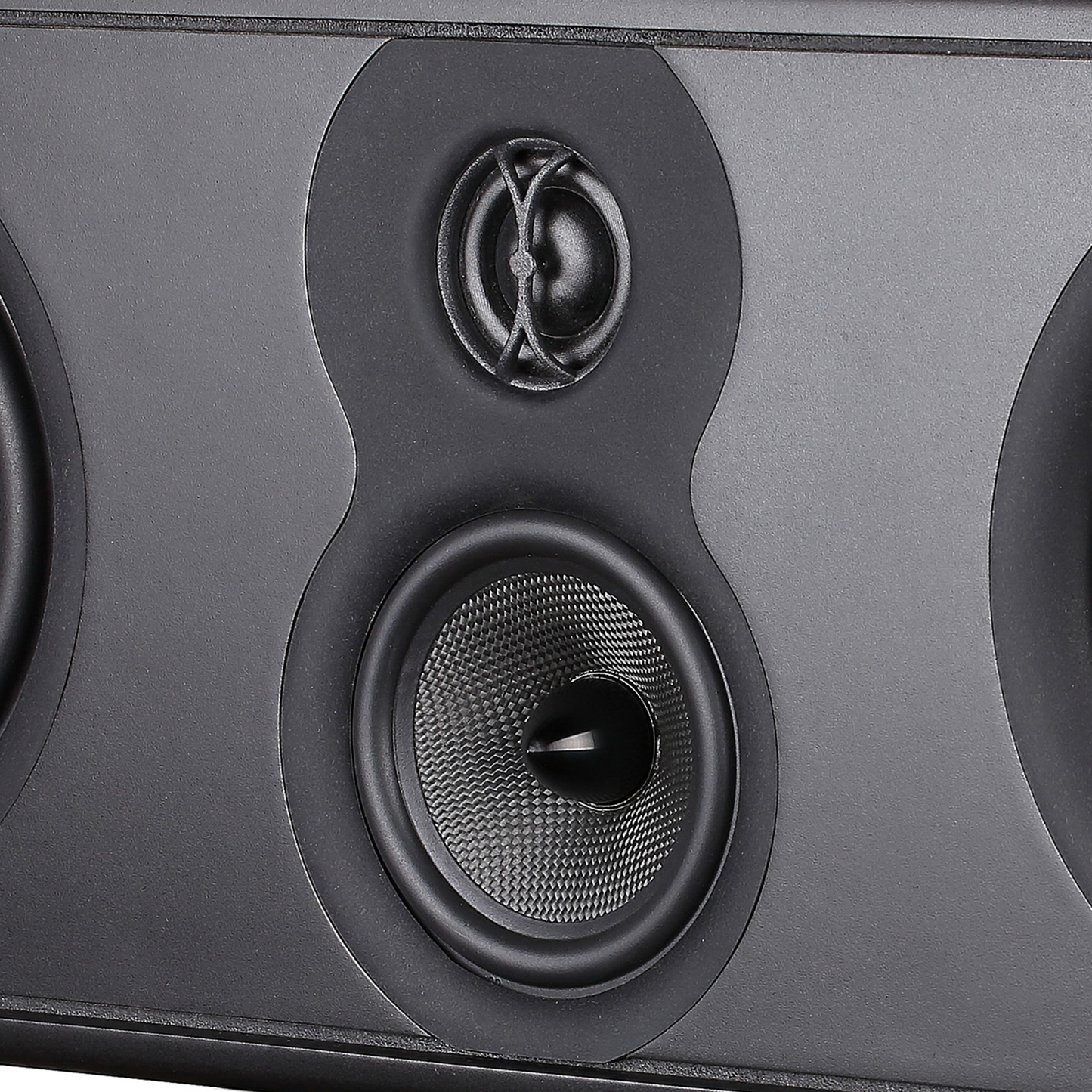 Aperion Verus V6C Center Speaker Gloss Black Tweeter and Midrange Drivers