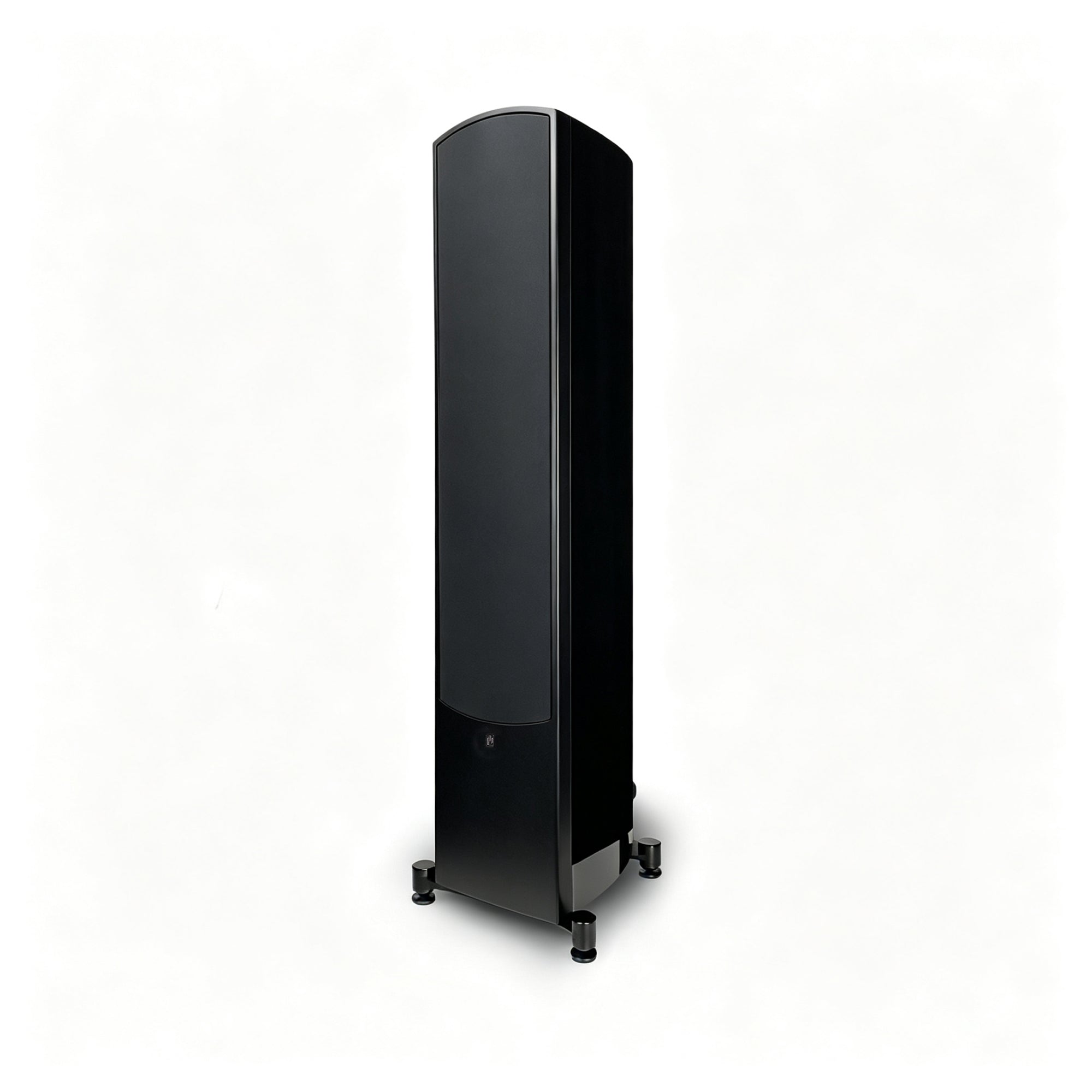 aperion v6t tower speaker gloss black grille on