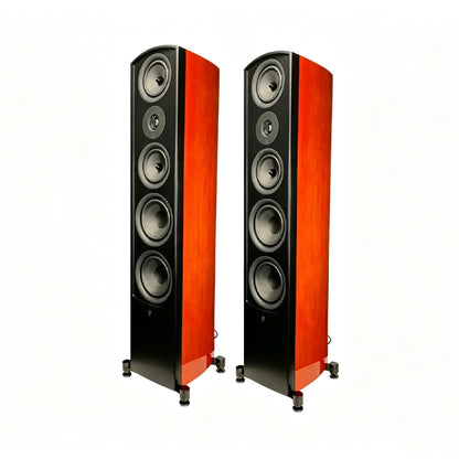 aperion verus v6t tower speaker gloss cherry pair