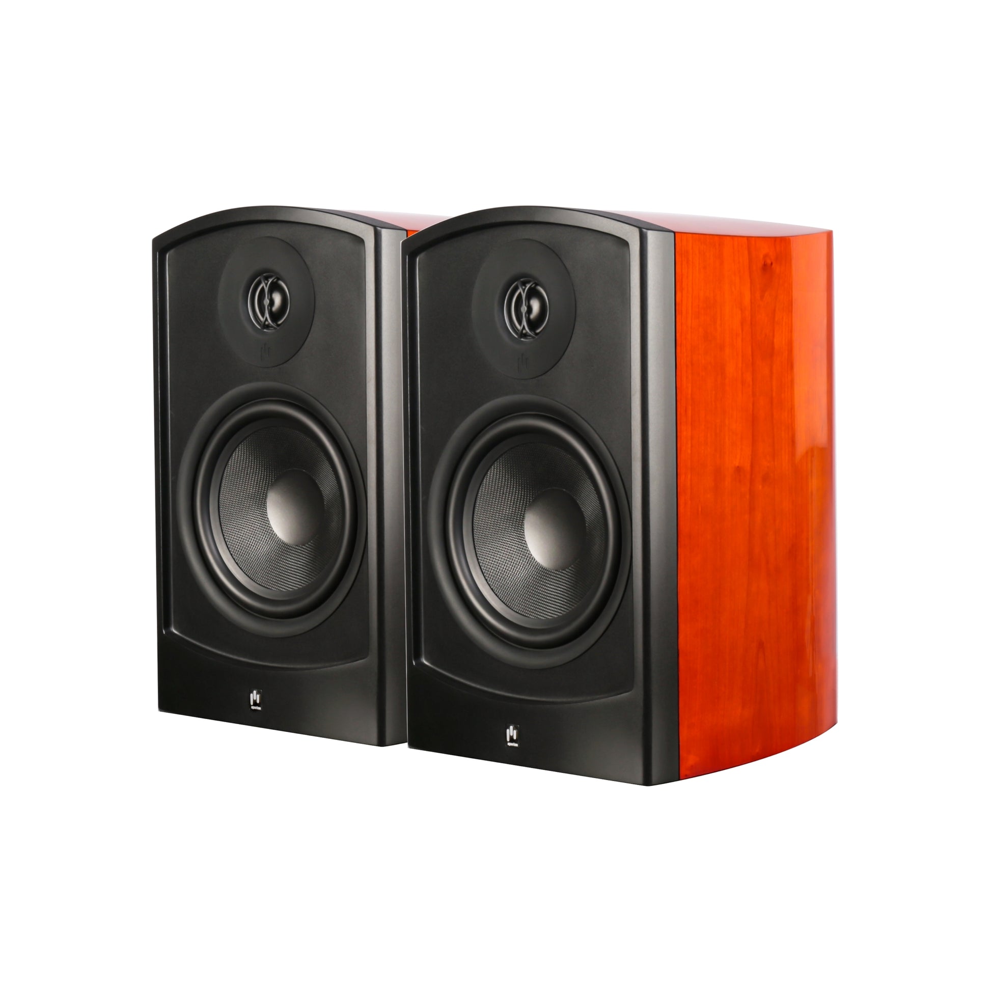 Aperion Audio Verus V8B Gloss Cherry Pair