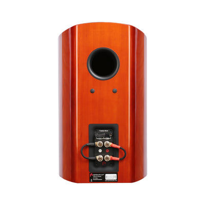 Aperion V8B Bookshelf Speaker Gloss Cherry Back Side