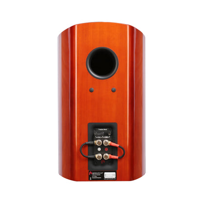 Aperion V8B Bookshelf Speaker Gloss Cherry Back Side