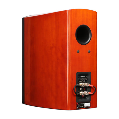 Aperion V8B Bookshelf Speaker Gloss Cherry Side Back