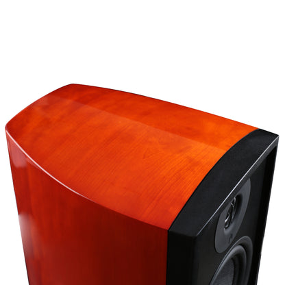 Aperion V8B Bookshelf Speaker Gloss Cherry Top