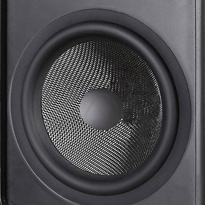 Aperion V8B Bookshelf Speaker Gloss Cherry Woofer