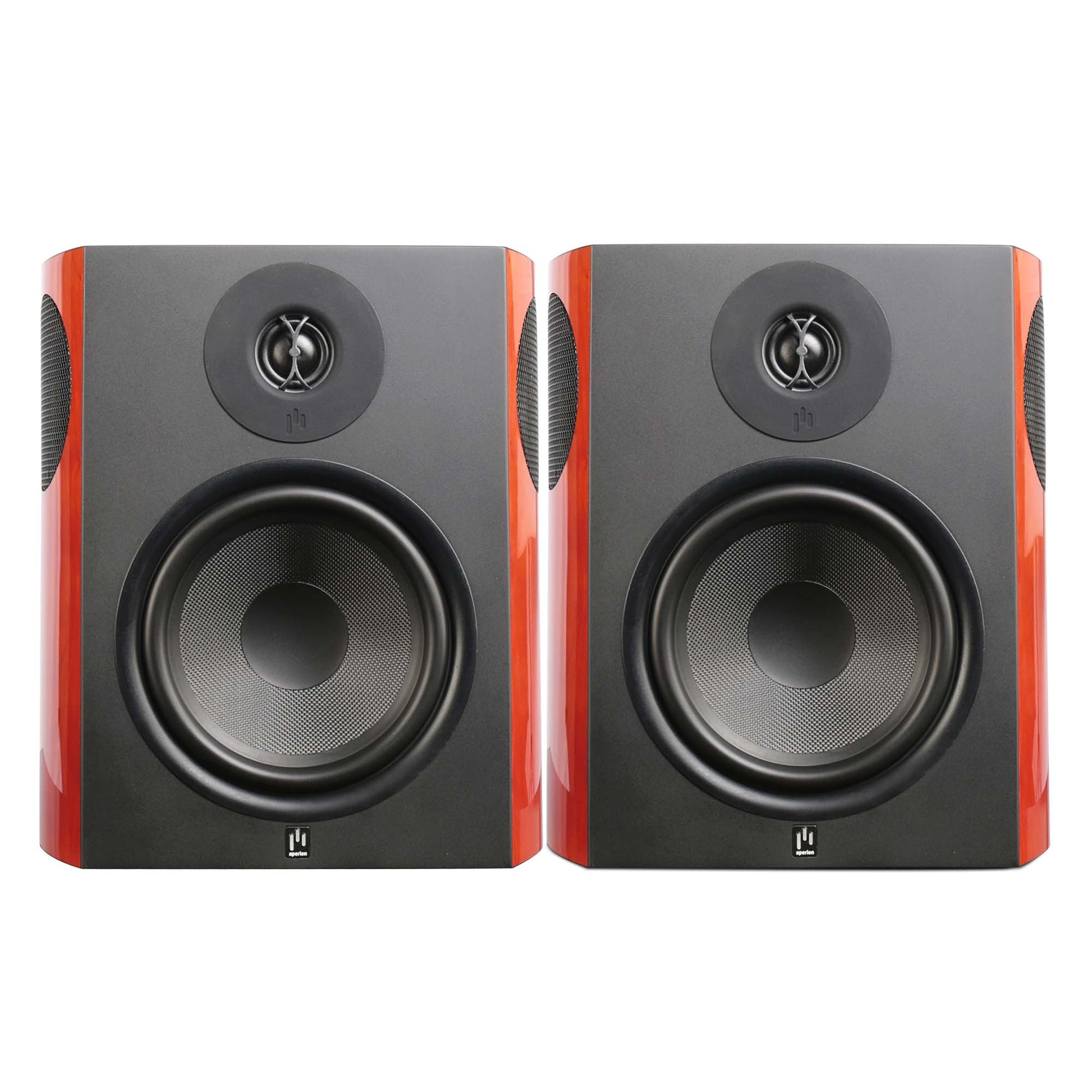 Aperion Verus V8S Surround 8" Tripolar Speaker Pair Gloss Cherry