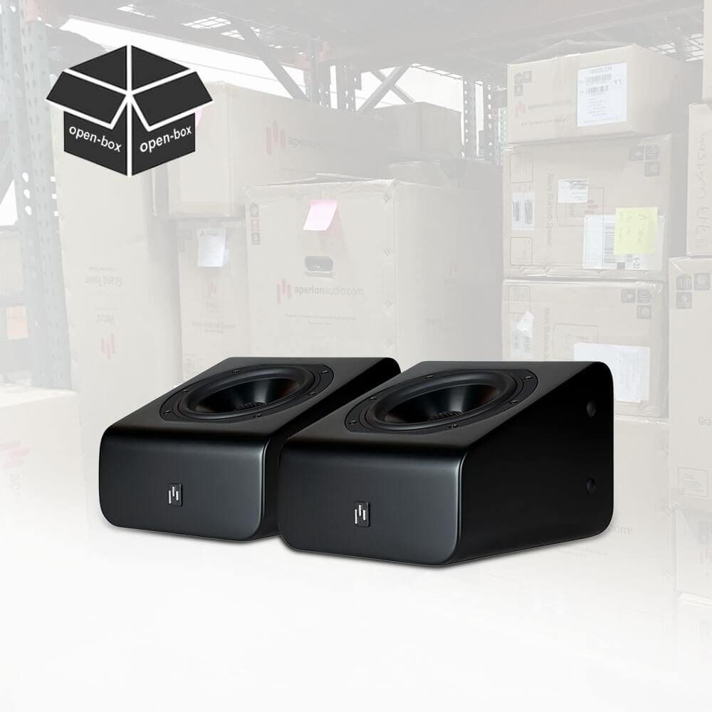 Open Box(25% off) | A5 Novus Atmos 5.25" Immersive Reflective/Height Module Speaker Pair | Stealth Black | Save 137.25$ - Aperion Audio
