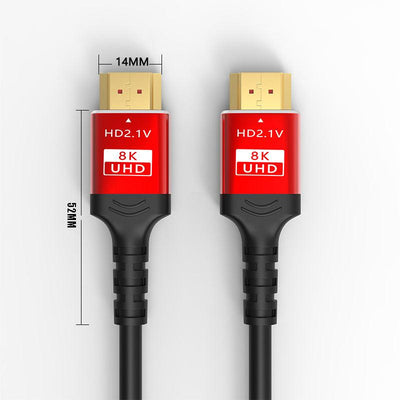8K Ultra-high-speed HDMI 2.1 Copper Cable - 6.5 FT/2M - Aperion Audio