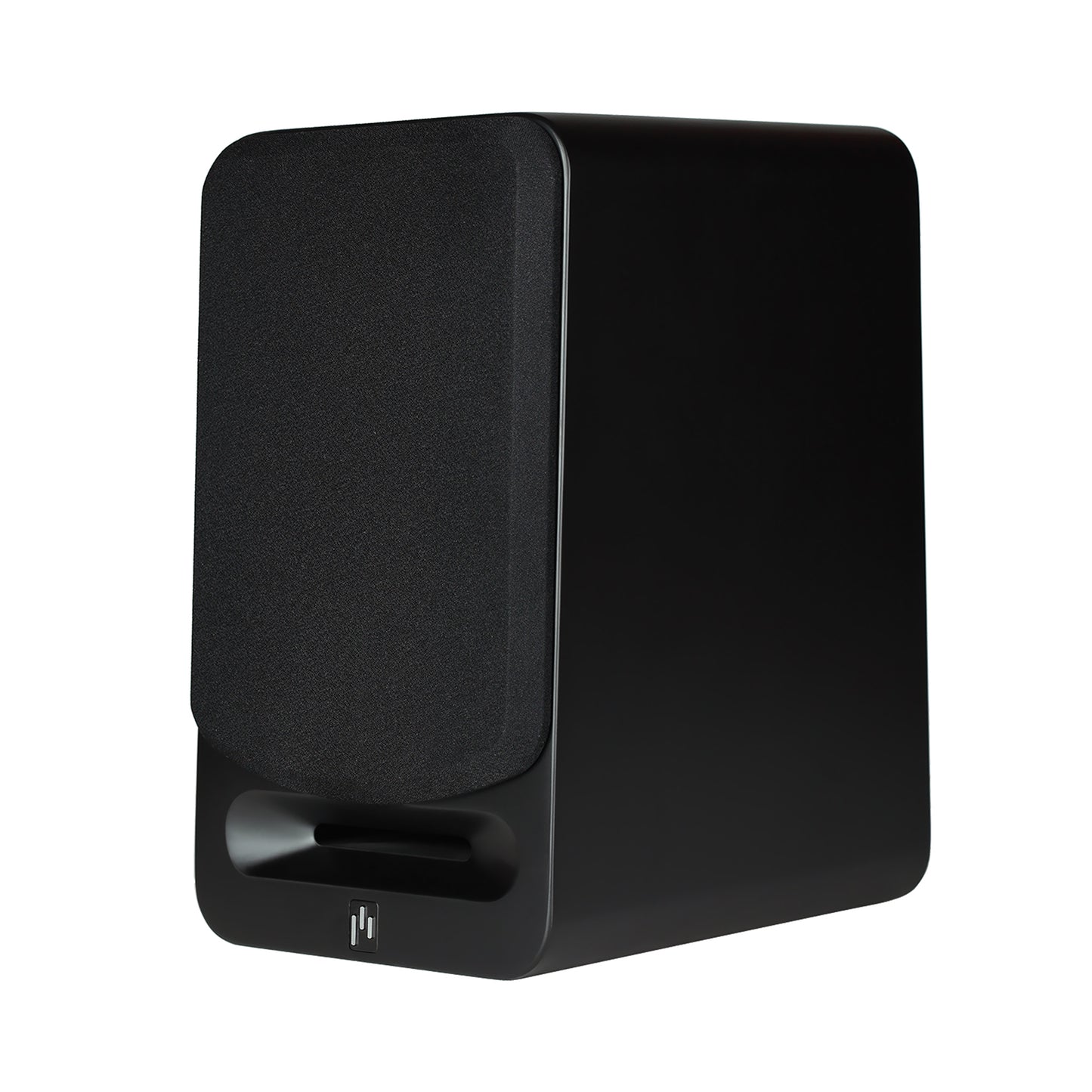 aperion-audio-novus-n5b-bookshelf-speaker-stealth-black-left-front-grille-on
