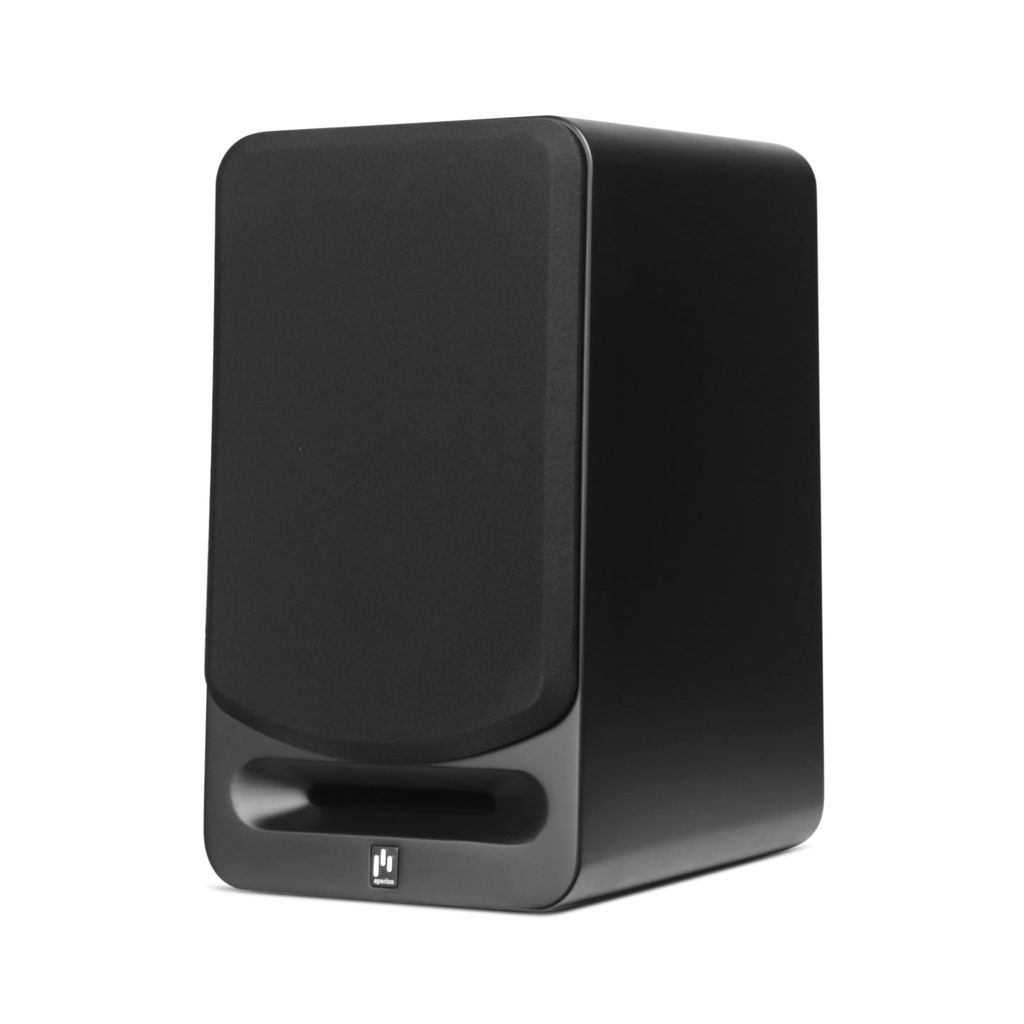 Aperion Audio Novus N6B 2-Way 6.5" Bookshelf Speaker Stealth Black Grille On