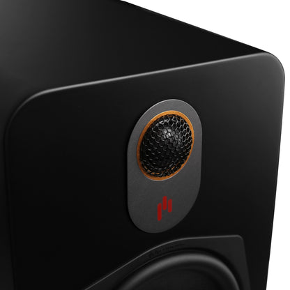 Aperion Audio Novus N6B 2-Way 6.5" Bookshelf Speaker Stealth Black Top View