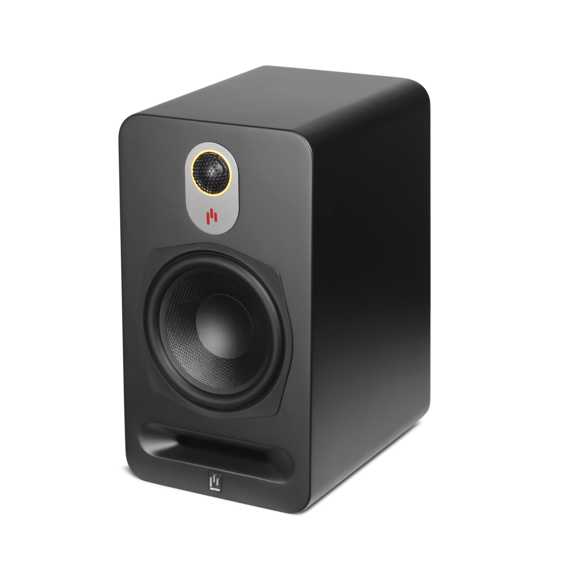 Aperion Audio Novus N6B 2-Way 6.5" Bookshelf Speaker Stealth Black Front Right