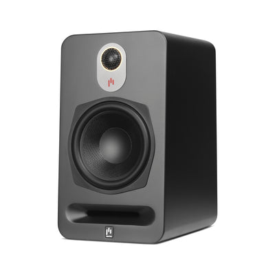 Aperion Audio Novus N6B 2-Way 6.5" Bookshelf Speaker Stealth Black Front Right