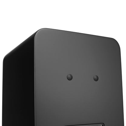 Aperion Audio Novus N6B 2-Way 6.5" Bookshelf Speaker Stealth Black Wall Mount Holes