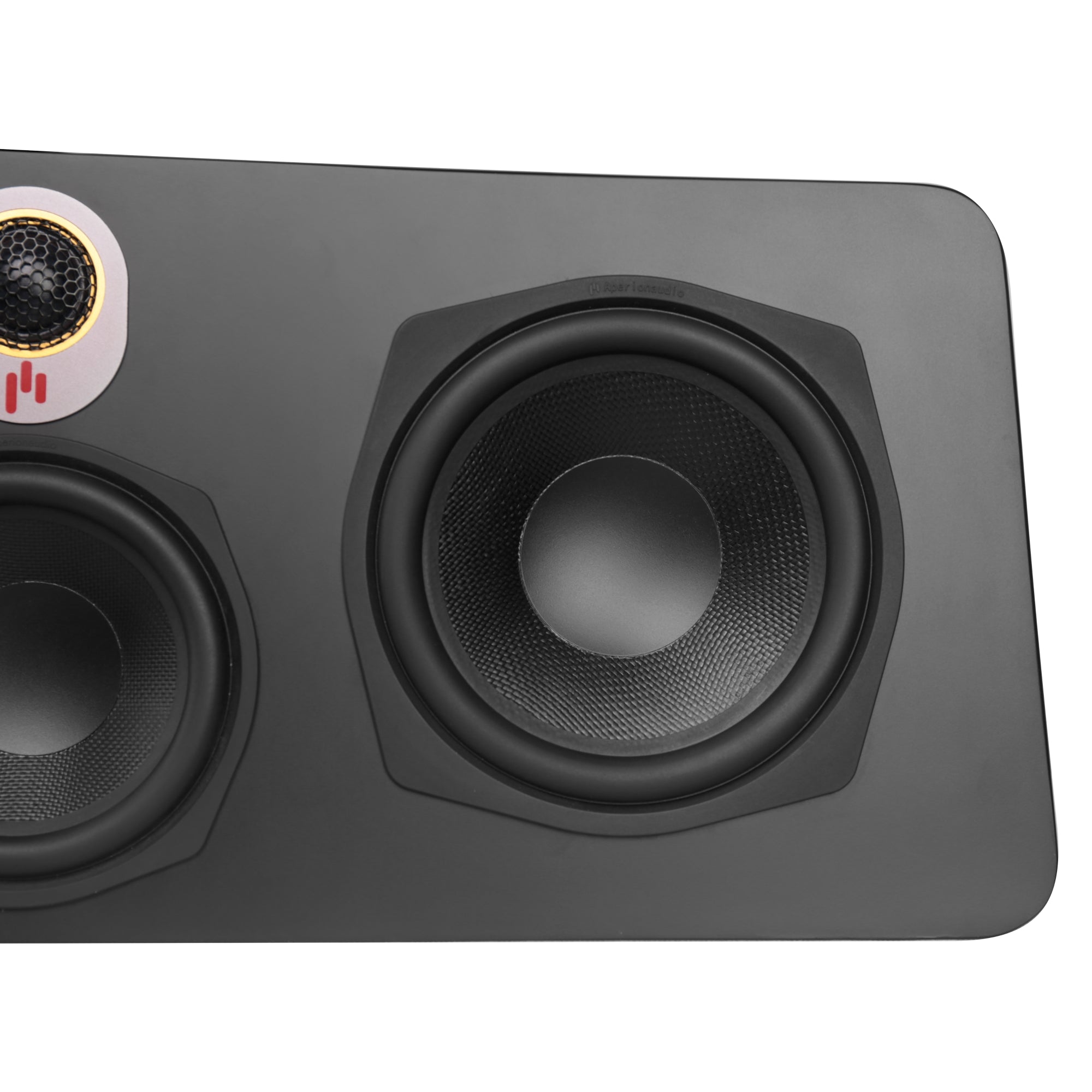 Aperion Audio Novus N6C 3-Way 6.5" Center Channel Speaker Stealth Black Woofer
