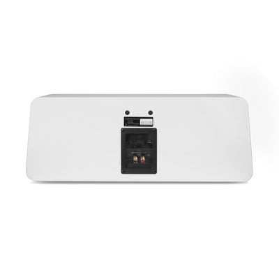 Aperion Audio Novus N6C 3-Way 6.5" Center Channel Speaker Pure White Back Side View