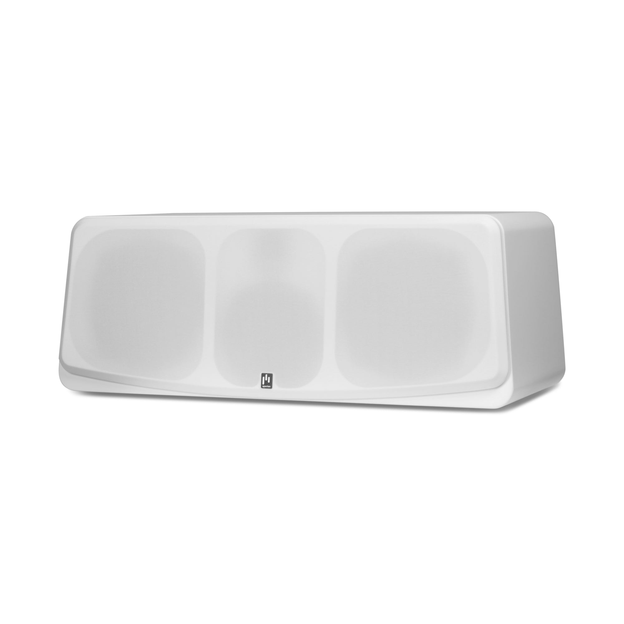 Aperion Audio Novus N6C 3-Way 6.5" Center Channel Speaker Pure White Grille On