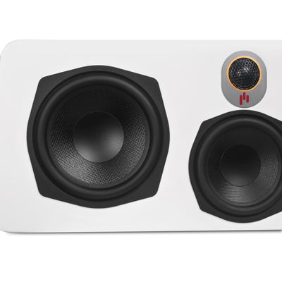 Aperion Audio Novus N6C 3-Way 6.5" Center Channel Speaker Pure White Woofer
