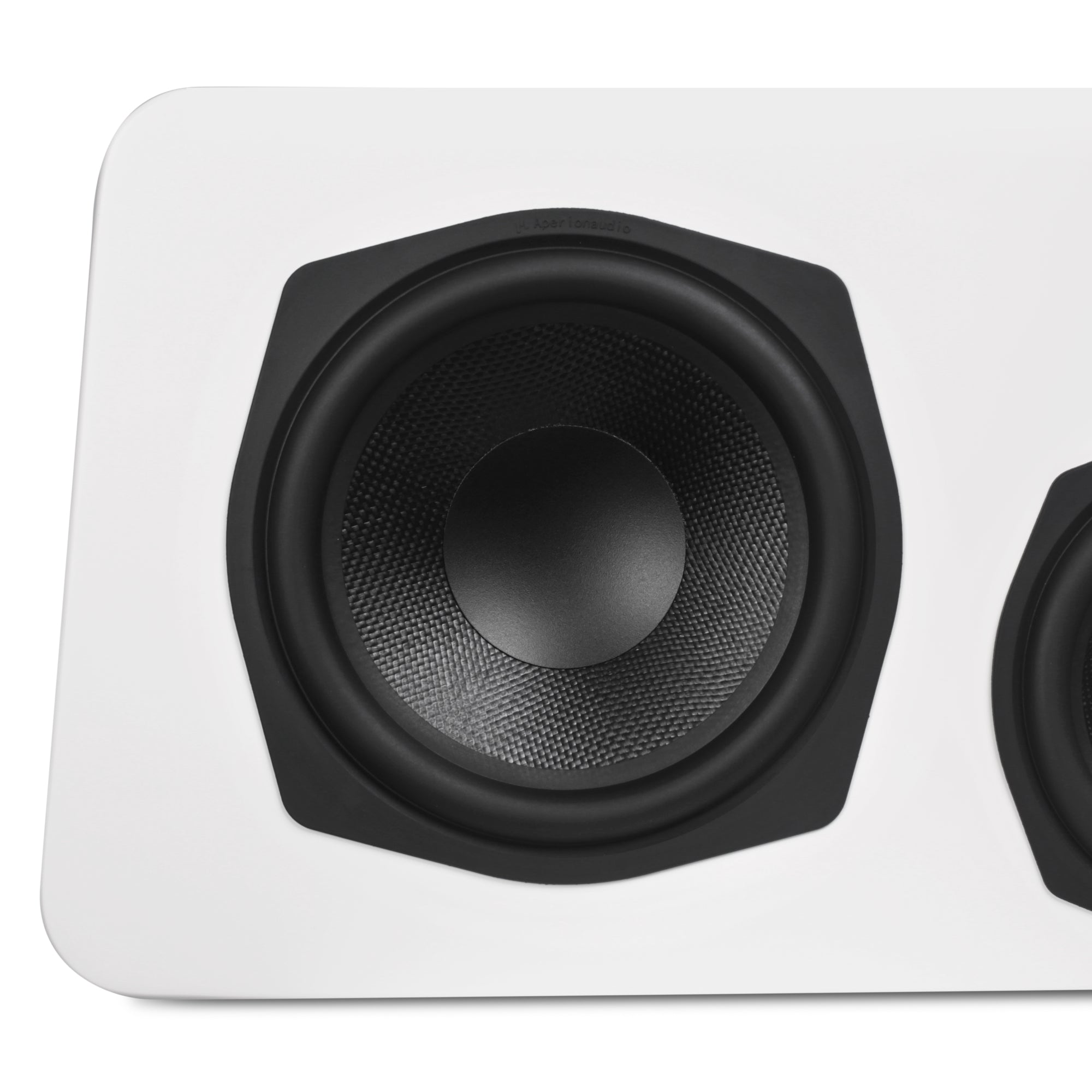 Aperion Audio Novus N6C 3-Way 6.5" Center Channel Speaker Pure White Woofer