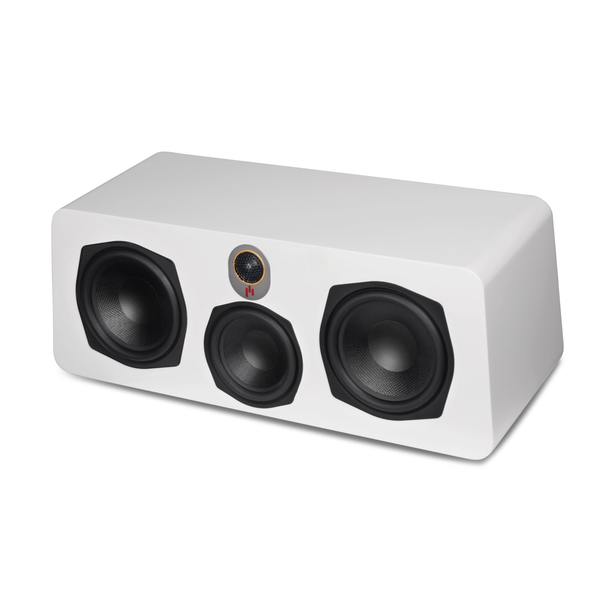 Aperion Audio Novus N6C 3-Way 6.5" Center Channel Speaker Pure White Top Right