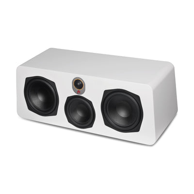 Aperion Audio Novus N6C 3-Way 6.5" Center Channel Speaker Pure White Top Right