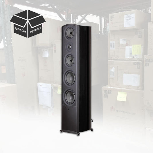 Open Box(25% off) | Verus V6T 3-Way Dual 6.5" Tower Speaker Single | Gloss Black | Save 364.75$ - Aperion Audio