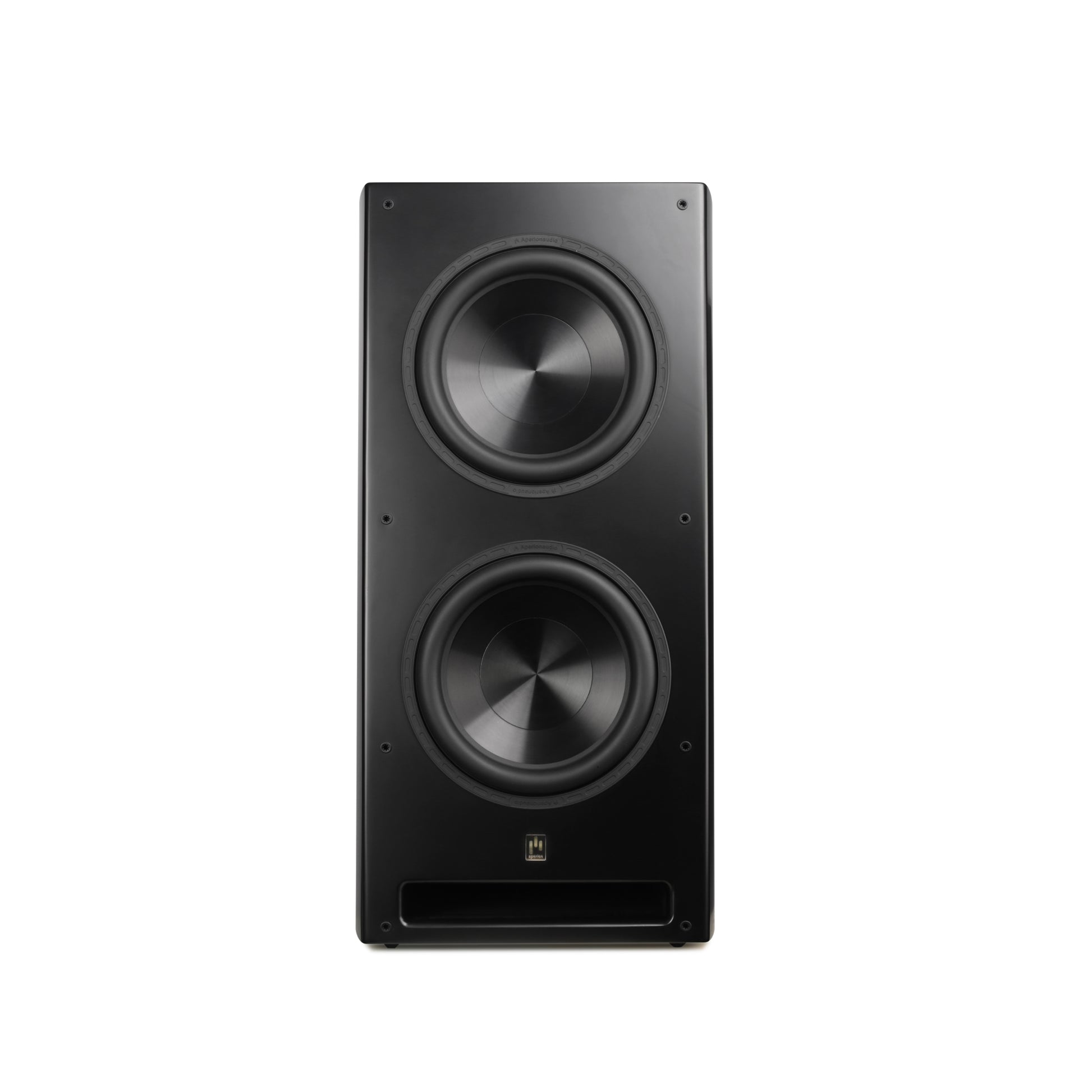 aperion audio bravus III b212 dual 12" active subwoofer front side