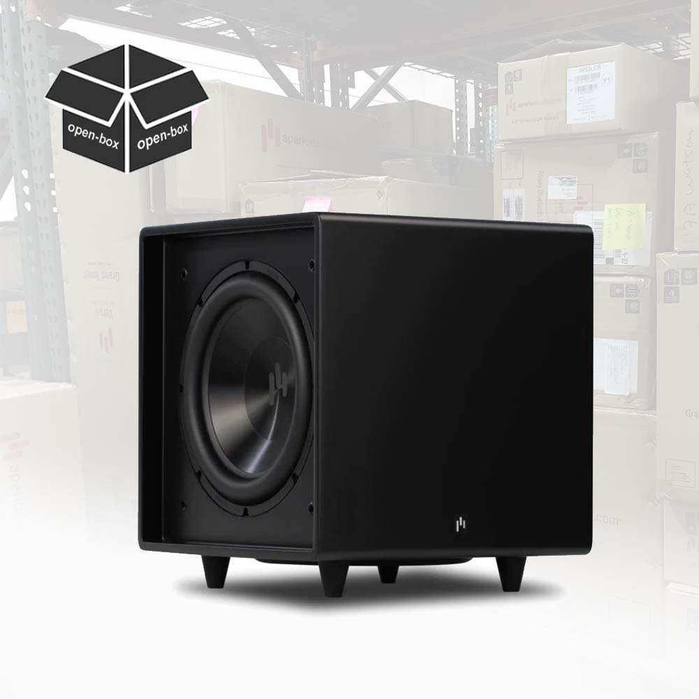 Open Box(25% off) | Aperion Bravus II 10D 500W Class D Powered Subwoofer Single | Stealth Black | Save 224.75$ - Aperion Audio