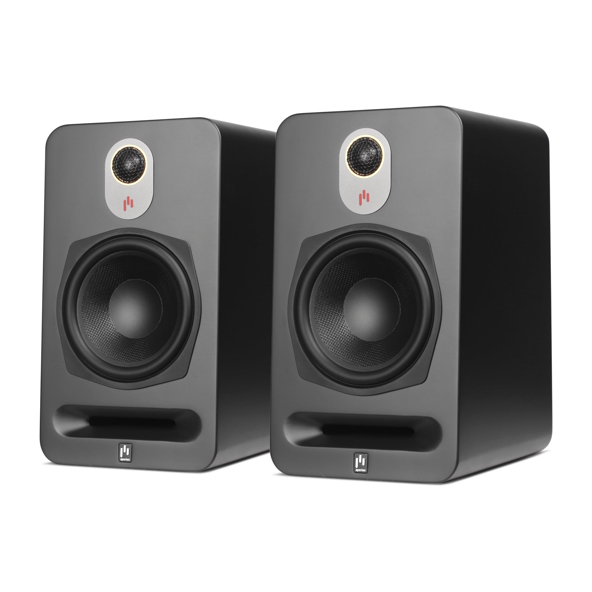 Aperion Audio Novus N6B 2-Way 6.5" Bookshelf Speaker Stealth Black Pair