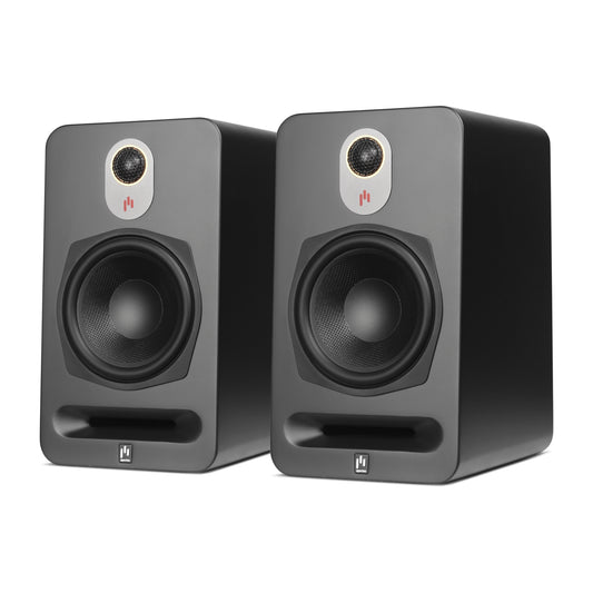 Aperion Audio Novus N6B 2-Way 6.5" Bookshelf Speaker Stealth Black Pair