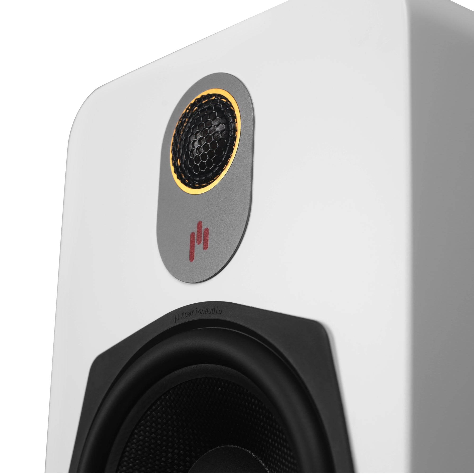 Aperion Audio Novus N6B 2-Way 6.5" Bookshelf Speaker Pure White 1" Silk-Dome Tweeter