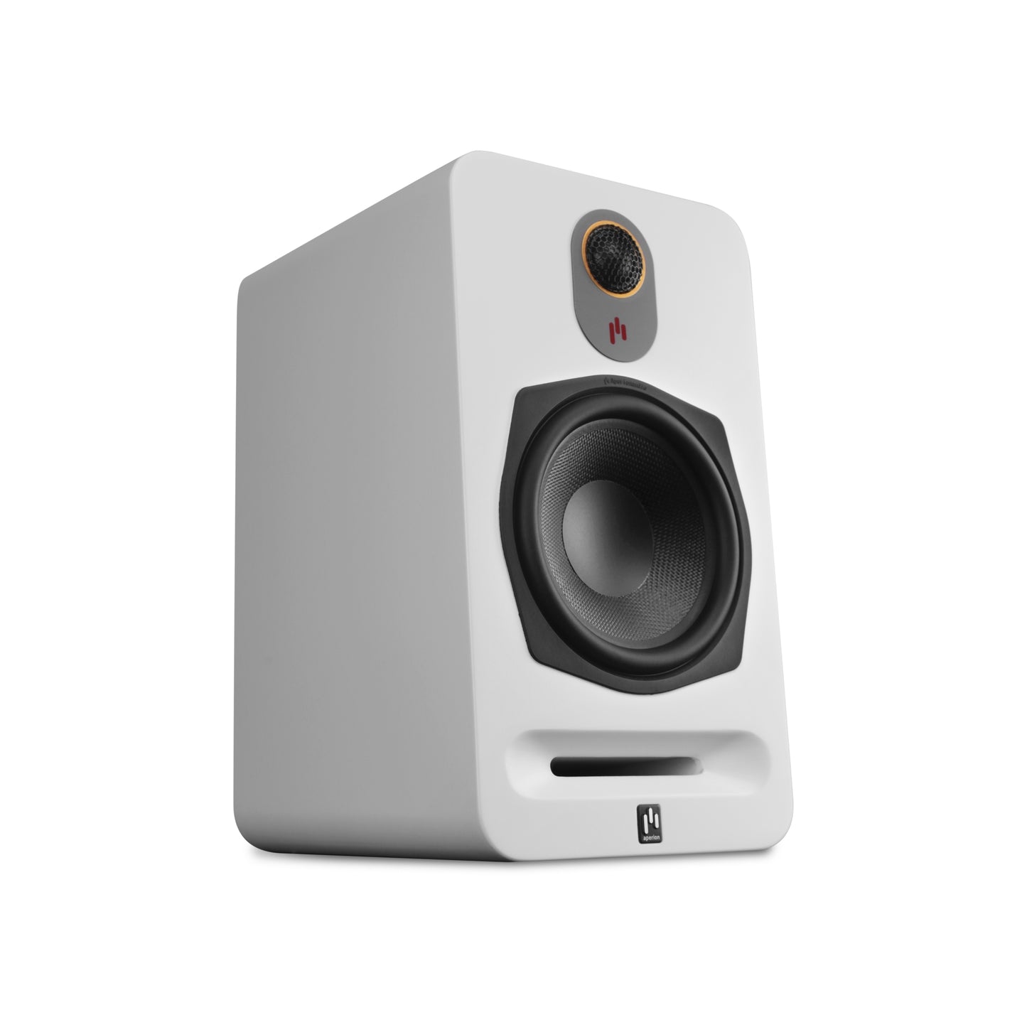 Aperion Audio Novus N6B 2-Way 6.5" Bookshelf Speaker Pure White Front Left