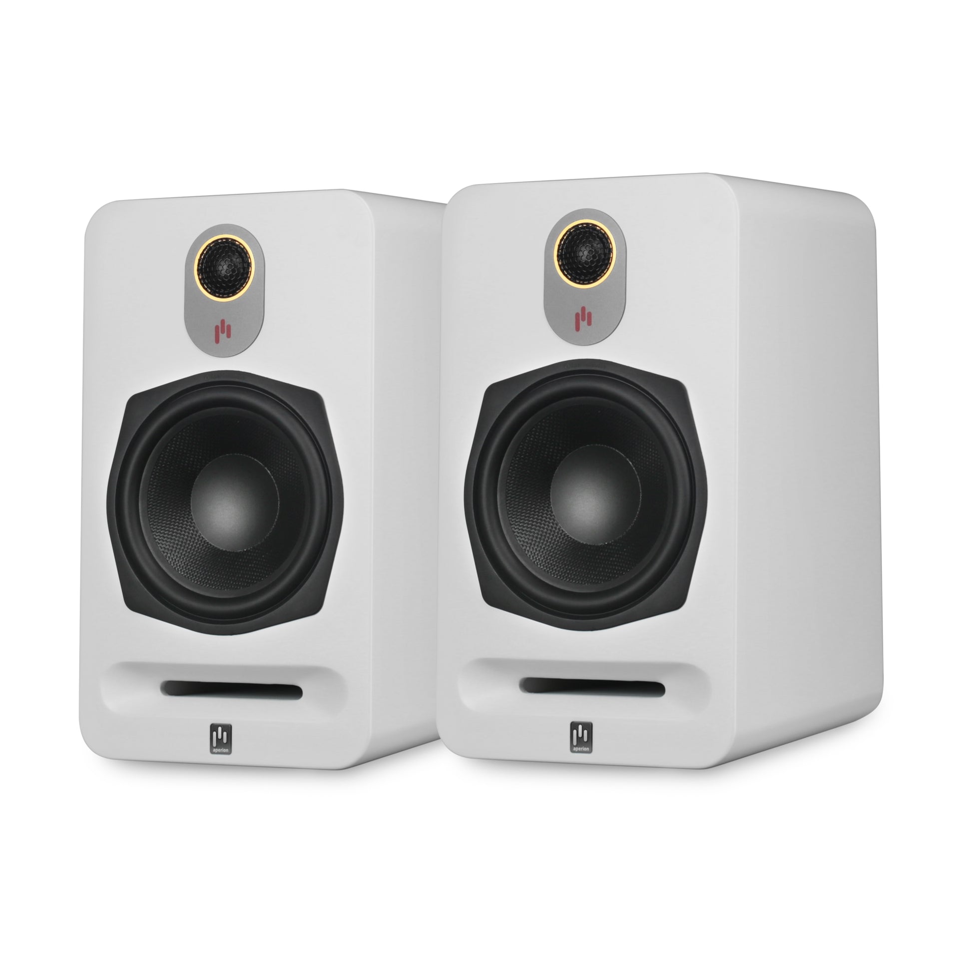Aperion Audio Novus N6B 2-Way 6.5" Bookshelf Speaker Pure White Pair
