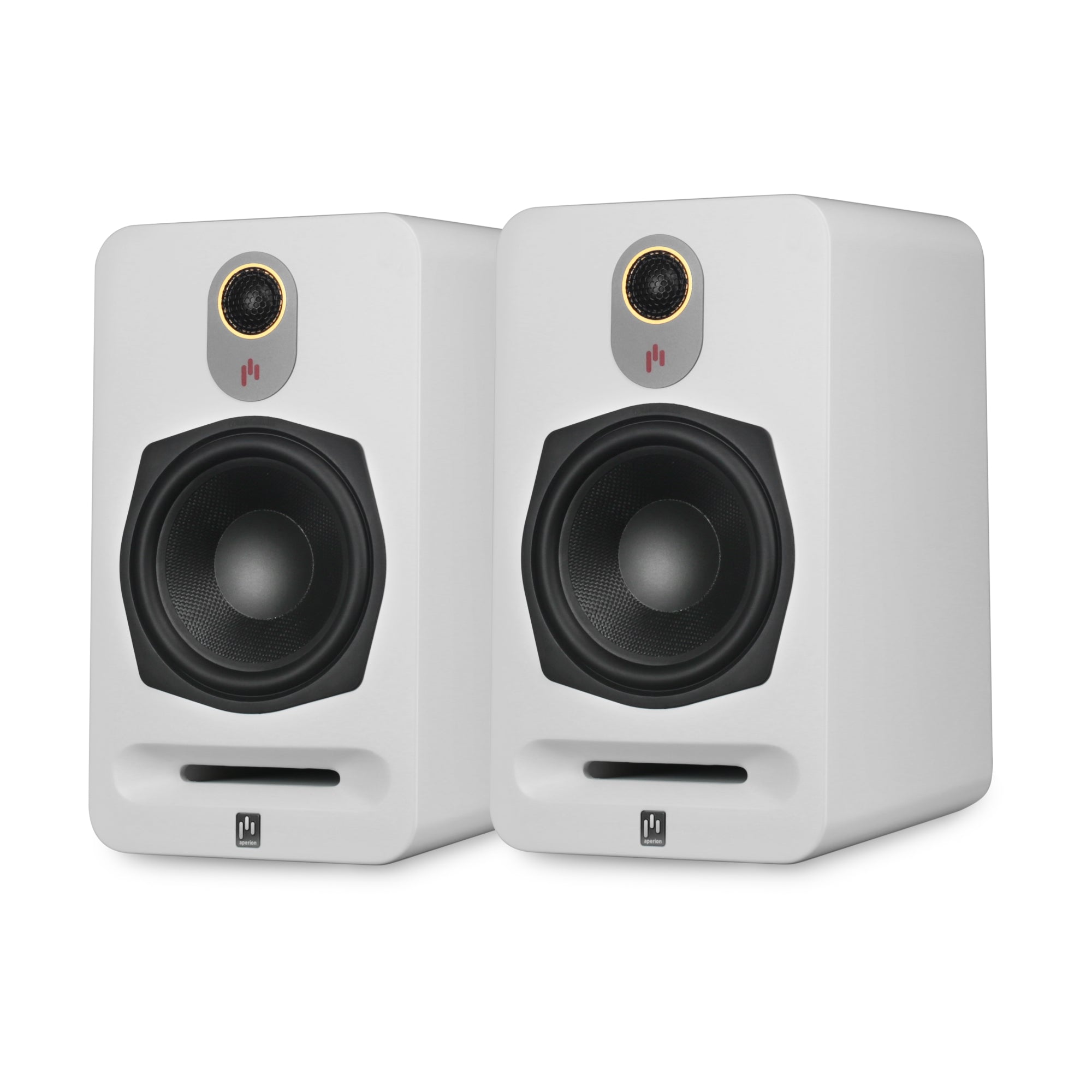 Aperion Audio Novus N6B 2-Way 6.5" Bookshelf Speaker Pure White Pair