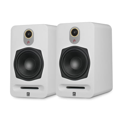 Aperion Audio Novus N6B 2-Way 6.5" Bookshelf Speaker Pure White Pair