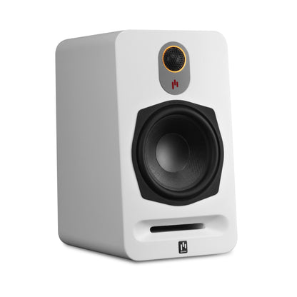 Aperion Audio Novus N6B 2-Way 6.5" Bookshelf Speaker Pure White Front Left