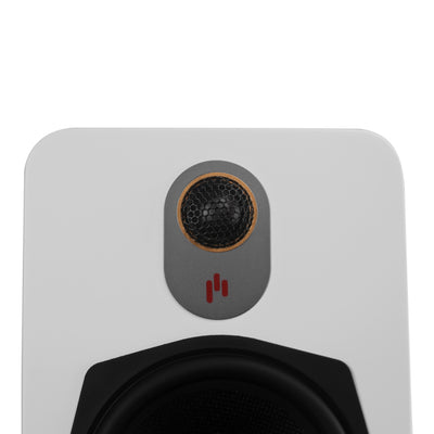 Aperion Audio Novus N6B 2-Way 6.5" Bookshelf Speaker Pure White Tweeter